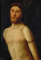 Christus an die Säule gebunden